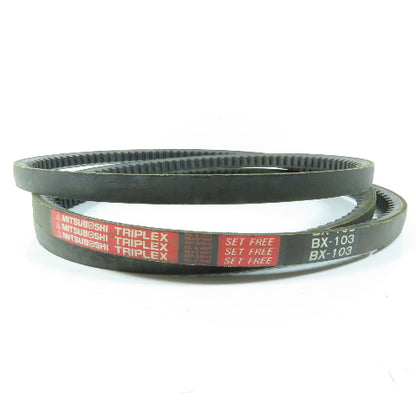 Mitsuboshi BX-103 Cogged V-Belt 103" NOS
