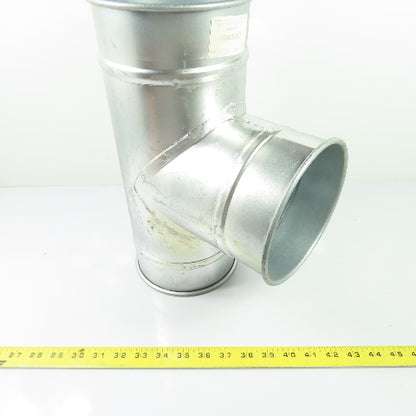 Nordfab 8040304721 Quick-Fit 90 Degree Branch Tee Duct Fitting 6" x 6" x 6" 22ga