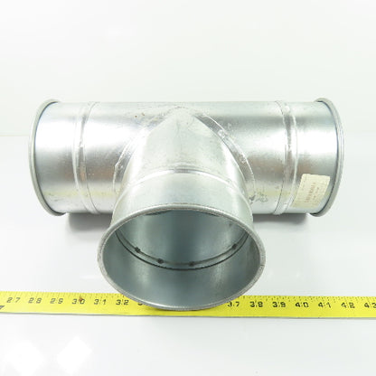Nordfab 8040304721 Quick-Fit 90 Degree Branch Tee Duct Fitting 6" x 6" x 6" 22ga
