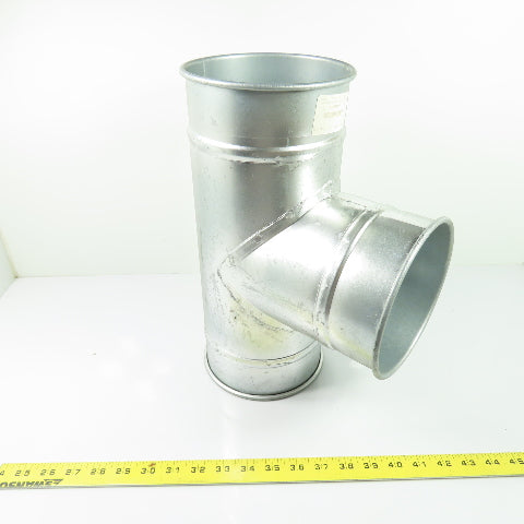 Nordfab 8040304721 Quick-Fit 90 Degree Branch Tee Duct Fitting 6" x 6" x 6" 22ga