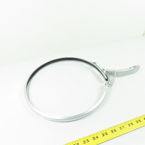 Nordfab 8010005529 10" QF Quick-Fit Galvanized Duct Clamping Ring W/ Gasket