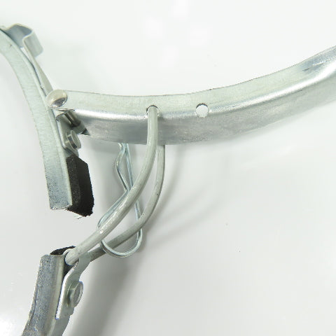 Nordfab 8010005529 10" QF Quick-Fit Galvanized Duct Clamping Ring W/ Gasket