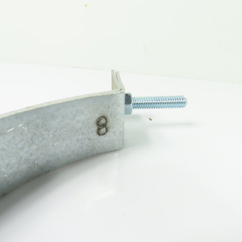 Nordfab 8010004181 8" QF Galvanized 14ga Ductwork Pipe Hanger Bracket Lot Of 2