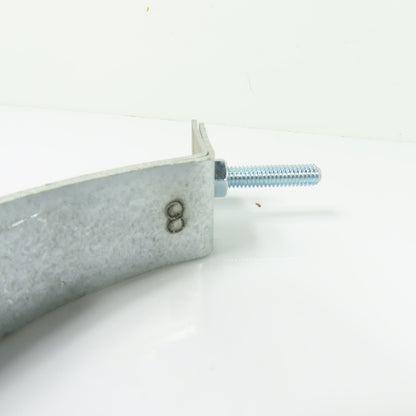 Nordfab 8010004181 8" QF Galvanized 14ga Ductwork Pipe Hanger Bracket Lot Of 2