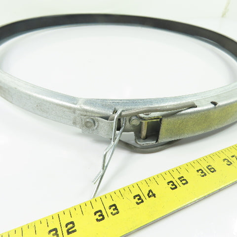 Nordfab 8010005533 14" QF Quick-Fit Galvanized Duct Clamping Ring with Gasket