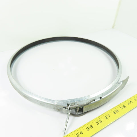 Nordfab 8010005533 14" QF Quick-Fit Galvanized Duct Clamping Ring with Gasket