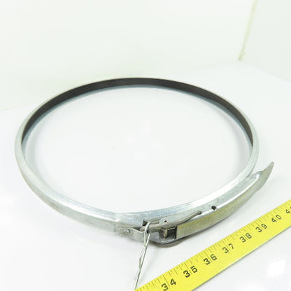 Nordfab 8010005533 14" QF Quick-Fit Galvanized Duct Clamping Ring with Gasket