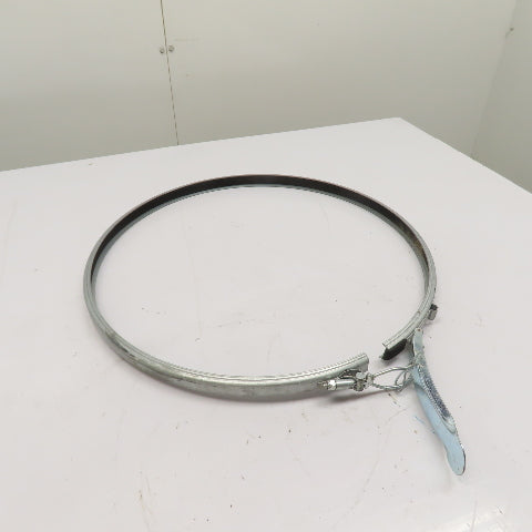 Nordfab 8010005535 18" QF Quick-Fit Galvanized Duct Clamping Ring W/ Gasket