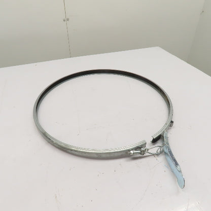 Nordfab 8010005535 18" QF Quick-Fit Galvanized Duct Clamping Ring W/ Gasket