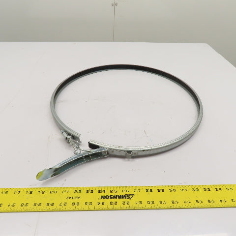 Nordfab 8010005535 18" QF Quick-Fit Galvanized Duct Clamping Ring W/ Gasket