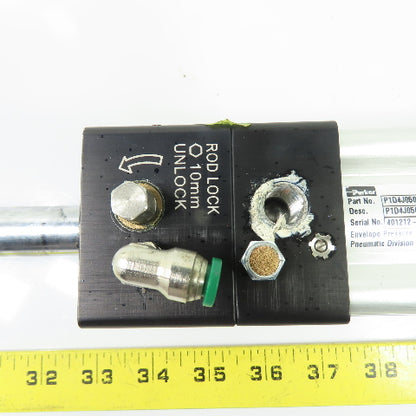 Parker P1D4J050FCE0100NNNN6N Double End Air Cylinder 4" Stroke 2" Bore 10Bar