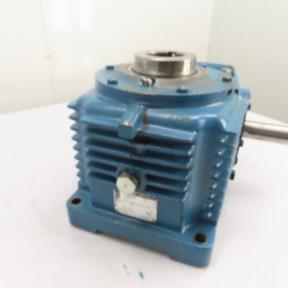 Textron Cone Drive SHV40-8A 15:1 Ratio Right Angle Gear Speed Reducer 116.66RPM