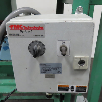 Syntron F010B 22" x 40" Open Top Bulk Material Hopper Vibratory Feeder 110V 1Ph