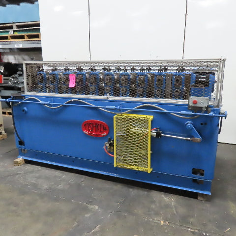 Tishken 10-ML-1-1/2 10 Stand x 1-1/2" Roll Former 480V 3Ph 8" Centers Tested