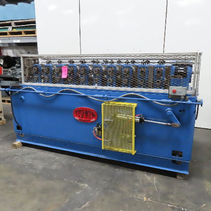 Tishken 10-ML-1-1/2 10 Stand x 1-1/2" Roll Former 480V 3Ph 8" Centers Tested