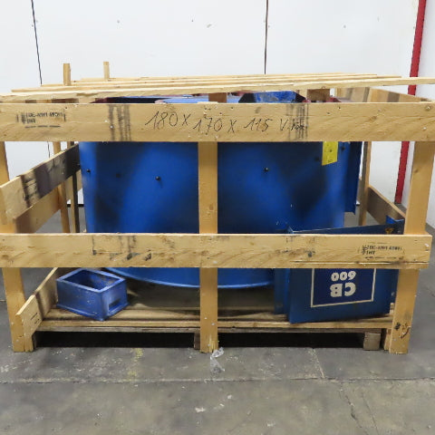 Walther Trowal CB600 600L Circular Wet Media Finisher Vibratory Bowl ONLY