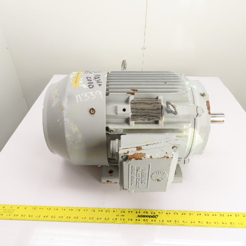 Techtop BL3-CI-TF-284TS-2-BR-D-25 25HP 3Ph AC Electric Motor 230/460V 284TS Fr.