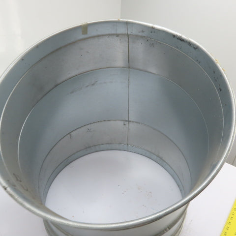 Nordfab 8040400057 22" Quick Connect 30° Galvanized Steel Duct Elbow 20Ga