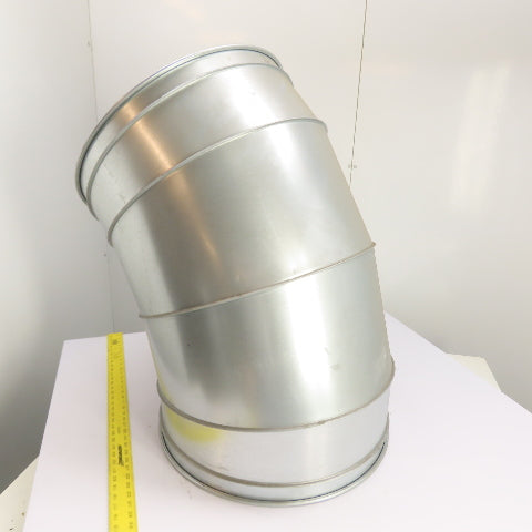 Nordfab 8040400058 22" Galvanized Steel Duct Ductwork Elbow 45°