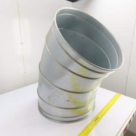 Nordfab 8040400058 22" Galvanized Steel Duct Ductwork Elbow 45°