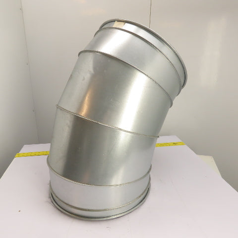 Nordfab 8040400050 20" Quick-Fit Galvanized Steel 45° Duct Elbow 20ga