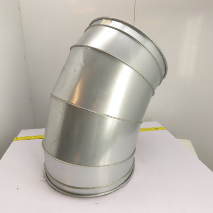 Nordfab 8040400050 20" Quick-Fit Galvanized Steel 45° Duct Elbow 20ga