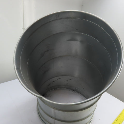 Nordfab 8040400050 20" Quick-Fit Galvanized Steel 45° Duct Elbow 20ga