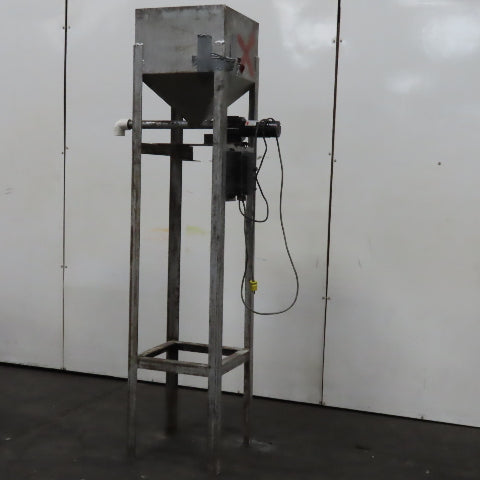 18" x 18" Open Top Bulk Material Feed Auger Screw Conveyor 115V