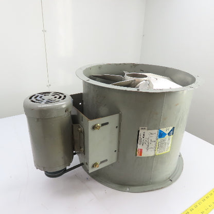 Dayton 4C661A 18" Belt Drive Tubeaxial Fan 3/4HP 3Ph 208-230/460V