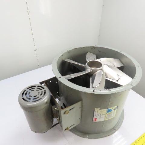 Dayton 4C661A 18" Belt Drive Tubeaxial Fan 3/4HP 3Ph 208-230/460V