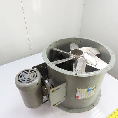 Dayton 4C661A 18" Belt Drive Tubeaxial Fan 3/4HP 3Ph 208-230/460V