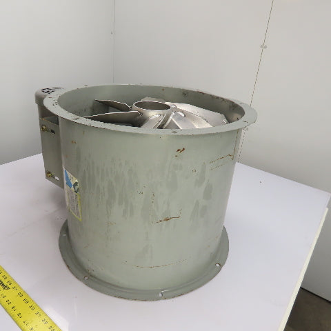 Dayton 4C661A 18" Belt Drive Tubeaxial Fan 3/4HP 3Ph 208-230/460V