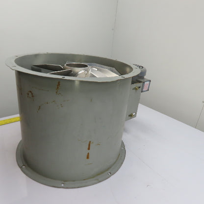 Dayton 4C661A 18" Belt Drive Tubeaxial Fan 3/4HP 3Ph 208-230/460V