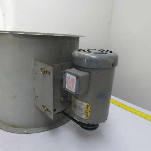 Dayton 4C661A 18" Belt Drive Tubeaxial Fan 3/4HP 3Ph 208-230/460V