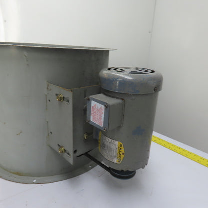 Dayton 4C661A 18" Belt Drive Tubeaxial Fan 3/4HP 3Ph 208-230/460V