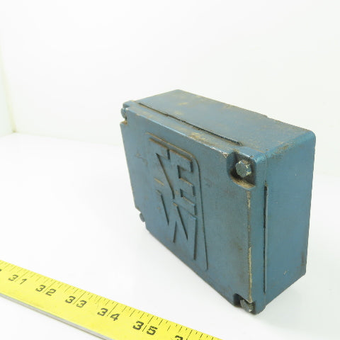 SEW-Eurodrive  Electric Motor Cast Terminal Junction Box Cover 5-1/2" x 4-1/4"
