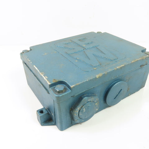 SEW-Eurodrive  Electric Motor Cast Terminal Junction Box Cover 5-1/2" x 4-1/4"