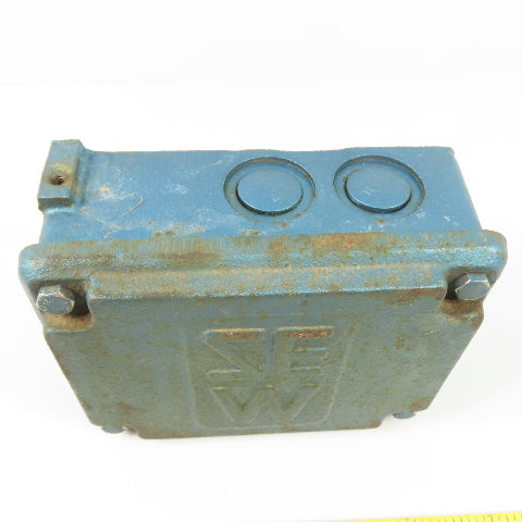 SEW-Eurodrive Electric Motor Cast Iron Terminal Junction Box Cover 5-1/2"x4-1/4"