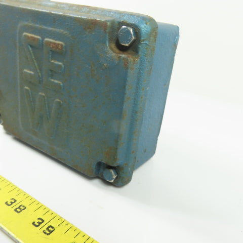 SEW-Eurodrive Electric Motor Cast Iron Terminal Junction Box Cover 5-1/2"x4-1/4"