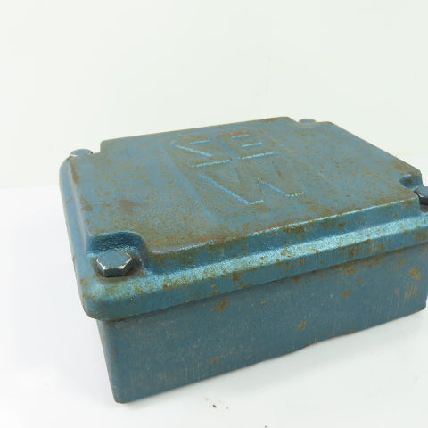 SEW-Eurodrive Electric Motor Cast Iron Terminal Junction Box Cover 5-1/2"x4-1/4"