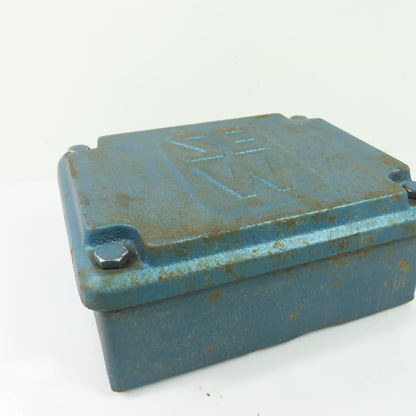 SEW-Eurodrive Electric Motor Cast Iron Terminal Junction Box Cover 5-1/2"x4-1/4"