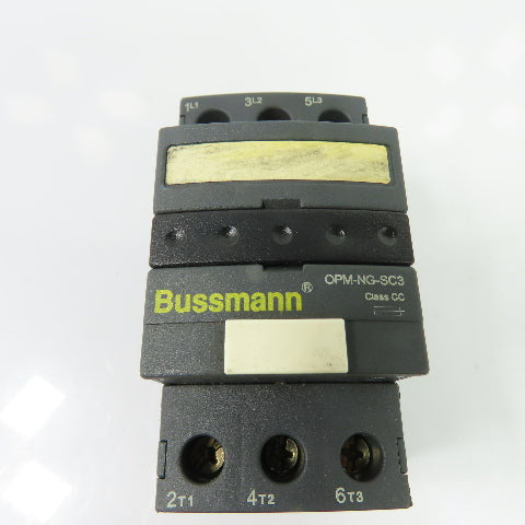 Cooper Bussmann OPM-NG-SC3 30A 3Ph Class CC Fuse Holder 600V