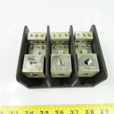 Ilsco PDB-16-2/0-3 3-Pole Power Distribution Block 600V AL9CU