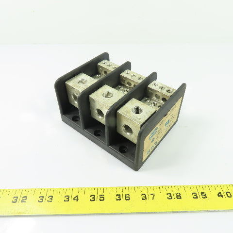 Ilsco PDB-16-2/0-3 3-Pole Power Distribution Block 600V AL9CU