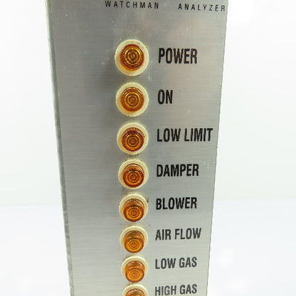 Weather-Rite Watchman Analyzer HVAC Status Indicator Amber Light Panel