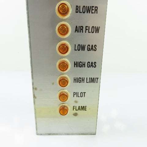 Weather-Rite Watchman Analyzer HVAC Status Indicator Amber Light Panel