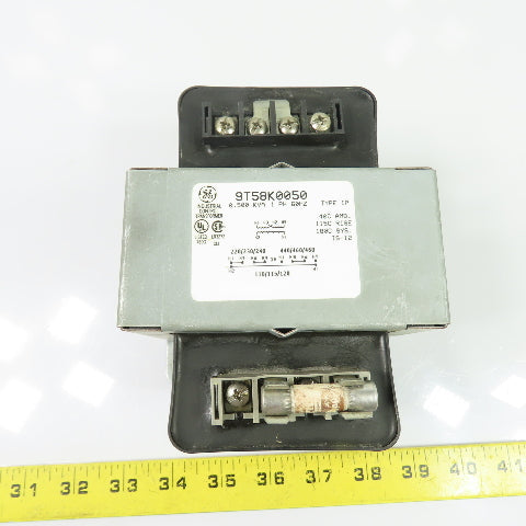 GE 9T58K0050 Control Transformer 0.500 KVA 1Ph 220/480V Pri 110/120V Sec