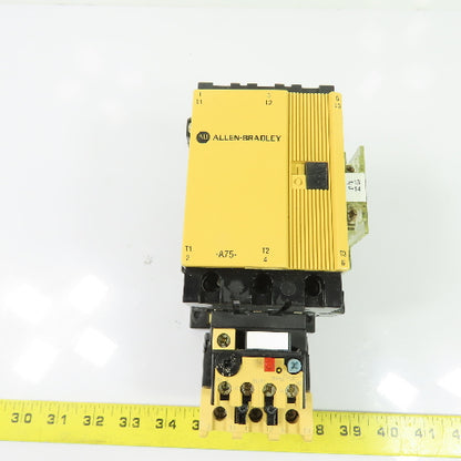 Allen-Bradley 100-A75N*3 Motor Starter 75A 3Ph 120VAC Coil W/ 193-CPC75 60-75A