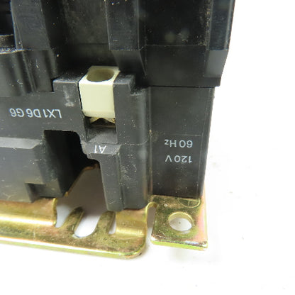 Telemecanique LC1 D40 11 600VAC 60A 30HP Contactor 120V Coil 60A