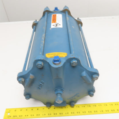 DeZURIK FIG 10 10" Bore 12" Stroke Valve Air Cylinder Actuator